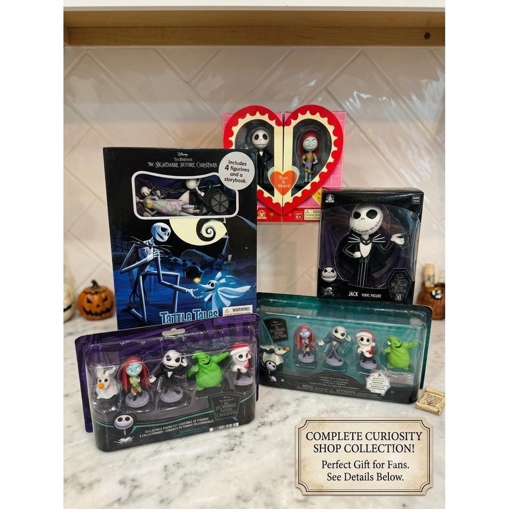 Nightmare Before Christmas Figure Lot Disney Jack Sally Oogie Boogie NEW